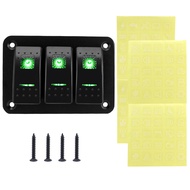 2-group 3-group 4-group 5-group 6-group 8-group rocker switch panel 5-pin suitable for 12V/24V cars 