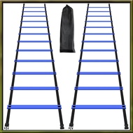 Agility Ladder Speed Training Equipment with 12 Rungs, 20ft Length, and Dual Carrying Bags
