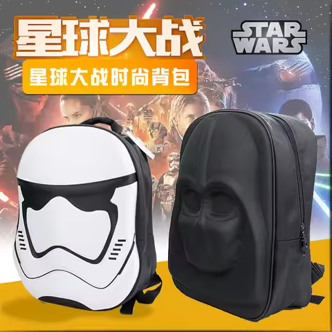 Backpack Black Series Darth Vader Attack Of The Clone Trooper School Bags Mandalorian Cosplay Cute S