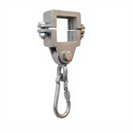 Stainless Steel Rotational Hanger sturdyDuty Bearing Hook Outdoor Playground Accessory for Children 