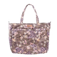 jujube super be sakura dusk diaper tote bag laptop bag floral flowers