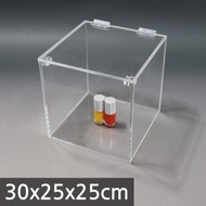 Acrylic Magnet Box Storage Flip 30 * 25 * 25cm
