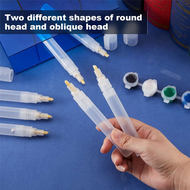 18 Empty Fillable Blank Paint Pen Markers Refillable Fine Tip Graffiti Markers Acrylic Markers for O