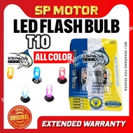 LED FLASH BULB T10 2835-5 LED BULB MOTOR EX5 Y15 LC LC135 Y16 ORIGINAL ESPADA