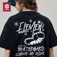 ELEMENT Skateboard Short-Sleeved T-Shirt Women Street Style Black