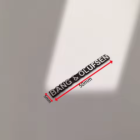 10pcs Audio Sticker Decal for Dynaudio Pioneer Burmester Technics REVEL Meridian B&O Infinity Fender
