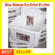 premium Ember Es Krim Bekas Box Eskrim Ice Cream 8 Liter Kotak Tempat