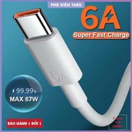 6A fast charging cable for XM USB - Type C. Type C fast charging cable, 67W fast charging cable, Typ