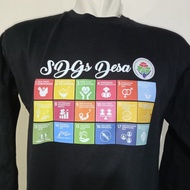 baju - kaos sdgs desa kemendes lengan panjang - tshirt sdgs desa - 6