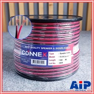 ล้อ100เมตร CONNEX RB-999 2X2.5 SQ.MM.สายลำโพงดำแดง สายลำโพง RB 999 RB999 สายลำโพงดำแดง2.5mm เอไอ-ไพศ