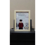 Custom 3d light graduation gift souvenir 20x15cm