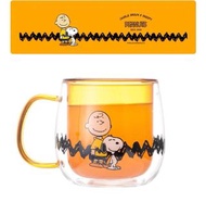 Snoopy 雙層隔熱玻璃杯