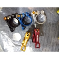 12o'clock 31.8mm Superlight CNC TitaniumAl7075 SeatClamp Seatpost clamp QR type last piece clearance