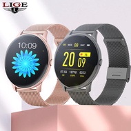 LIGE 2021 Fashion Smart Watch Ladies Multifunctional Sport Watch Men Woman Waterproof Smartwatch Women