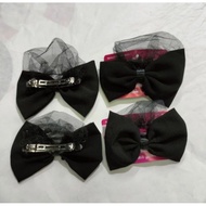 JEPITAN PITA HAIRNET JARING CEPOL KUNCIRAN IKAT PENJEPIT RAMBUT HITAM - AKSESORIS FASHION KECANTIKAN