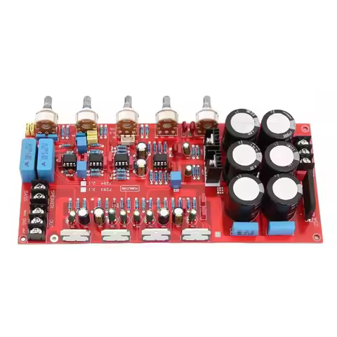 【A42U】TDA7294 2.1 Channel Hifi Audio Power Amplifier Board 2X80W+ 160W Subwoofer AMP Module 50-150HZ