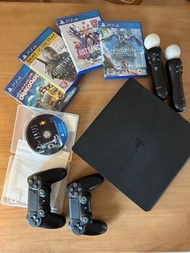 PS4!!! + 2 手制+2 Move motions + 5 Games!