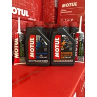 （100% ORIGINAL）MOTUL SCOOTER SAE10W40 oil &amp; SCOOTER gear oil  80W90 /scooter power LE 4T 5W-40