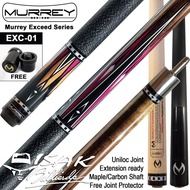 Murrey Exceed EXC-01 Cue Uniloc Maple Extension Bumper Stick Billiard