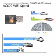 USB wireless WIFI Adapter 600Mbps Dual Band 2.4G / 5G Hz Wireless Lan USB High Speed ​​WiFi Adapter 