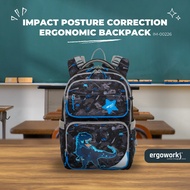 IMPACT Ergo-Comfort School Bag Spinal Support Ergonomic Backpack, IM-00226