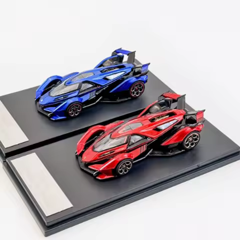 LMF 1:64 Scale V12 VGT Alloy Sports Model Car Classic Adult Souvenir Gift Static Display Hobby Colle