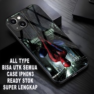 (CS23) Softcase glossy shine iphone ALL TYPE spider man motif ip 6 7 7+ 8 8+ x xr xs max 11 pro 11 p
