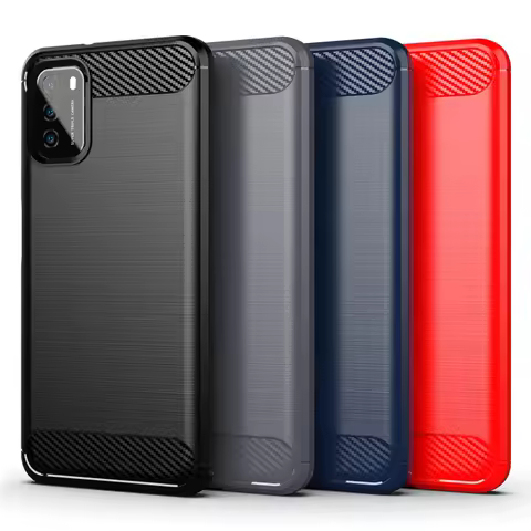 For Cover Xiaomi Poco M3 Case For Poco M3 Capas Shockproof Rubber TPU Cover For Redmi Note 10 9 Pro 
