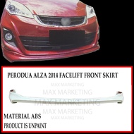 PERODUA ALZA 2014 BODYKIT FULL SET ABS COLLECTION (FRONT SKIRT/SIDE SKIRT/REAR SKIRT) ABS192/ABS193/ABS194