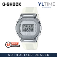 [MARCO Warranty] Casio G-Shock Women GM-S5600SK-7 Metal-Covered Silver Bezel White Translucent Resin