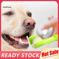 RC~ Pet Toothbrush Three Sided Multi-angle Cleaning Plastic Dog Soft Bristle Toothbrush for Oral Car