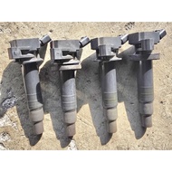 [USED JAPAN HALFCUT] 1SET = 4PCS 1ZZFE ENGINE IGNITION COIL PLUG TOYOTA WISH ZNE10/11 ALTIS ZZE122 C
