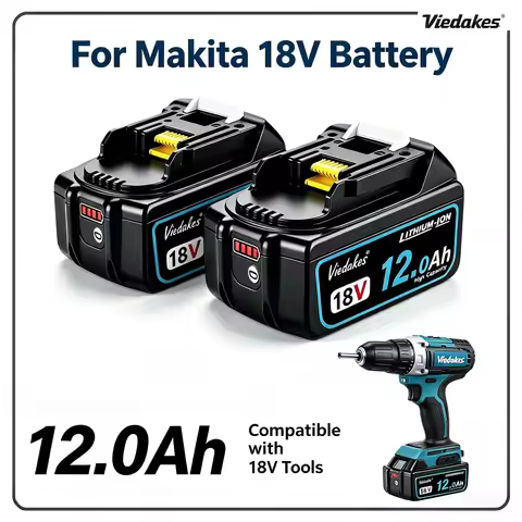 For Makita 18V Battery 8Ah 10Ah Lithium Fit BL1860 BL1850 DDF487 DTD172 DHR242 Angle Grinder Replace