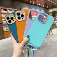 0005 VVV CASE SLINGCASE LANYARD 3 IN 1 PASTEL DOFF FOR SAMSUNG M15 A15 A14 A6+ J8 A54 A24 A34 S10+ N