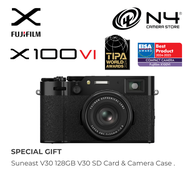 Fujifilm X100VI Premium Compact Camera With Fujinon 23mm F2 Prime Lens 1 Year Fujifilm Malaysia Warr