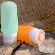 【TRAVELON】旅行分裝瓶(大橘藍2入) | 沐浴乳 洗髮精 乳液瓶 保養品空瓶