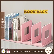 🐻DAILY🐻Wooden Desktop Book Rack Portable DIY Wooden Table Rack Wooden Book Shelf Rak Buku Rak Meja Rak Kayu