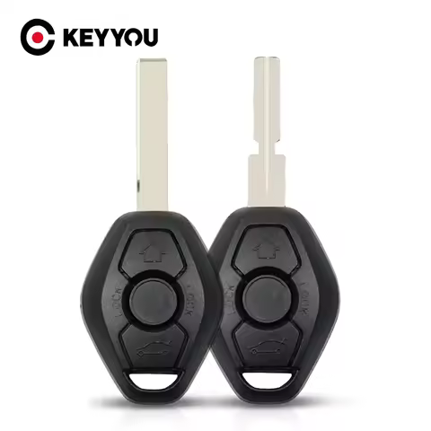 KEYYOU HU92 Hu58 Remote Car Key Shell For BMW 3 5 7 SERIES Z3 Z4 X3 X5 M5 325i E38 E39 E46 3Button K