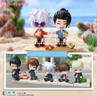 KIKO TOYS | Keepplay Anime Zipper Doll BLIND BOX JJK Jujutsu Kaisen Gojo Geto Figure Buildable Colle