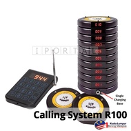 Queue Restaurant Paging Calling System Round Buzzer 10 20 Pager