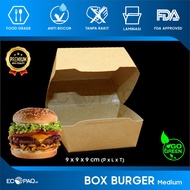 Burger Box - Burger Box - Burger Box - Brown KRAFT - M (50 pcs)