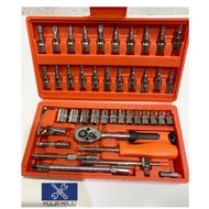 SOCKET WRENCH SET 1/ 4 INCH 46PCS SCREWDRIVER SOCKET WRENCH KAPUSI