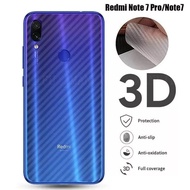 Skin Carbon REDMI NOTE 7 / REDMI Note 7 PRO Back Skin Handphone Protector