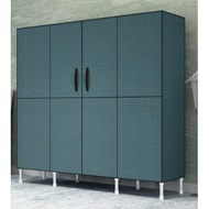👕 BLUE CLOTHES WARDROBE Closet Cabinet Bedroom Bed Room Cupboard Simple Big Kabinet Almari Baju BIRU Built-in Storage