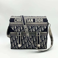 Diorcamp 中號 藍色 Dior Oblique 刺繡