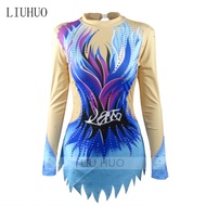 LIUHUO Figure Skating Dress Womens Girls Ice Permance Rhythmic Gymnastics Competition Leotard Costum