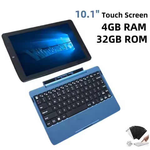 S12 10.1" 64bits Windows 10 Tablet With Keyboard Intel Z8300 Quad Core 1280x800IPS 4GB RAM 32GB ROM