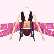 Demon Slayer Winding Land Fallen Ji cos Clothing Anime Clothing cosplay Wig Shoes Hair Accessories C