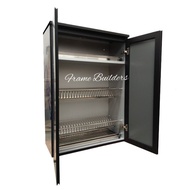 Dish Rack Cabinet/Aluminum Dish Rack Cabinet/SUS 304 Stainless Steel Built in Cabinet/Wall Mount Or Stand Alone Cabinet