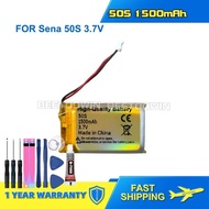 For Sena 50S 2 Wire 3.7V 3 Wire 1500mAh Battery